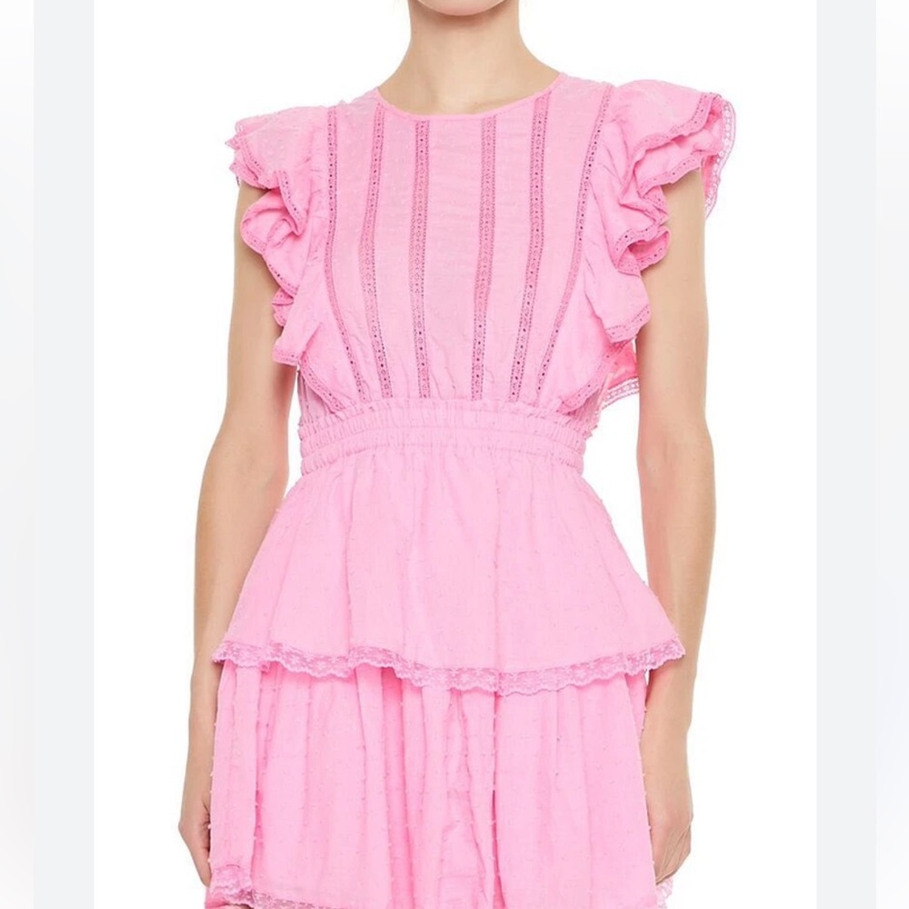 Pink Ruffle Dress